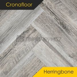 CRONAFLOOR - HERRINGBONE / 640*128*4.5 - Cronafloor (Кронафлор) Кварцвинил - HERRINGBONE / ДУБ РЕЙМС